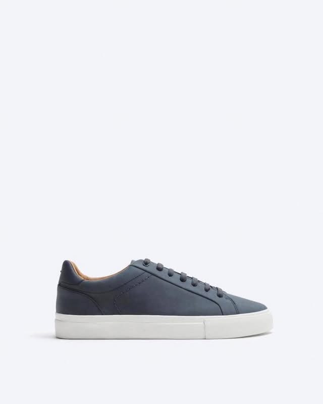 ZARA MINIMALIST NAVY SNEAKERS