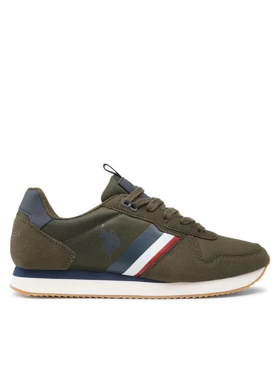 US Polo Assn. Nobil001 Olive Sneakers