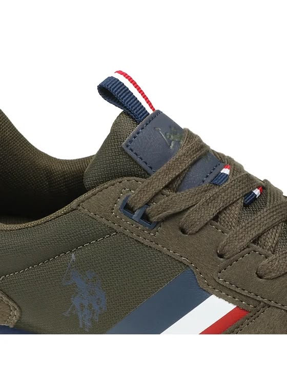 US Polo Assn. Nobil001 Olive Sneakers