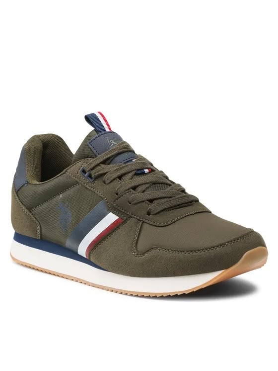 US Polo Assn. Nobil001 Olive Sneakers