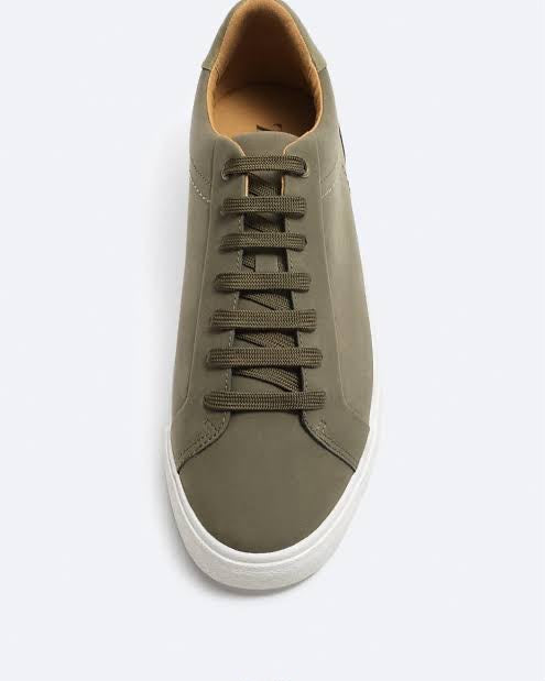 ZARA MINIMALIST OLIVE SNEAKERS