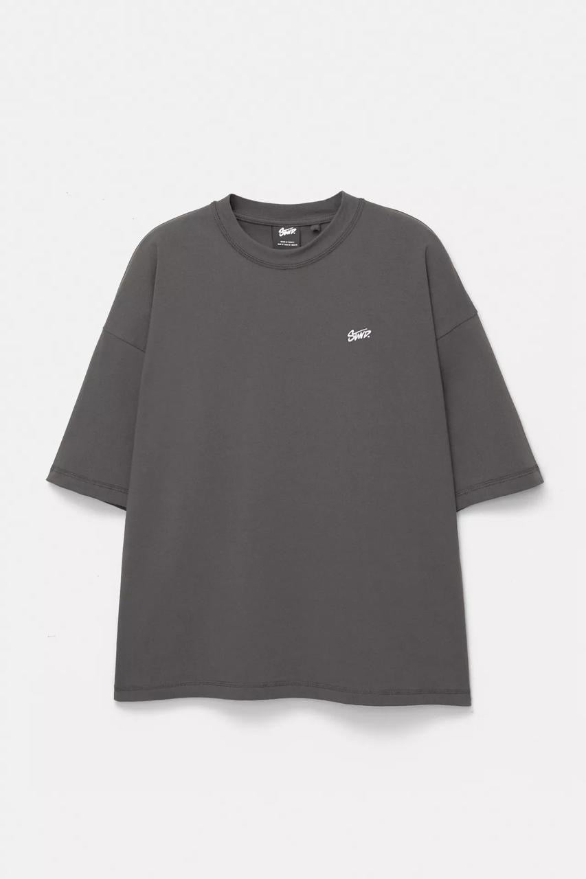 Grey Loose fit  STWD logo T-shirt