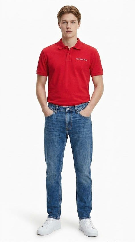Calvin Klein Red Polo T-Shirt