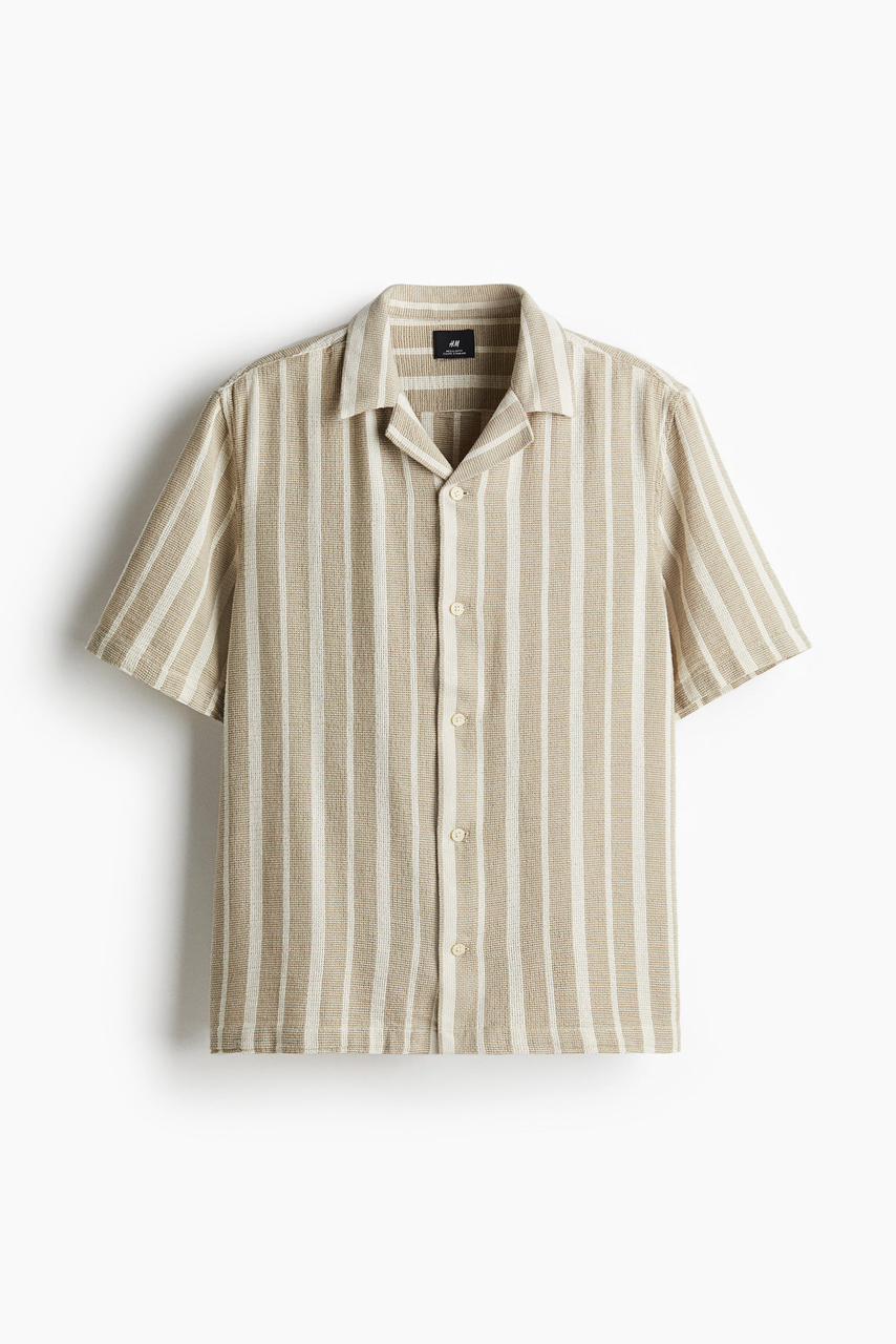H&M Beige Knitted Shirt