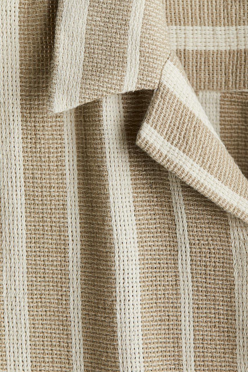 H&M Beige Knitted Shirt