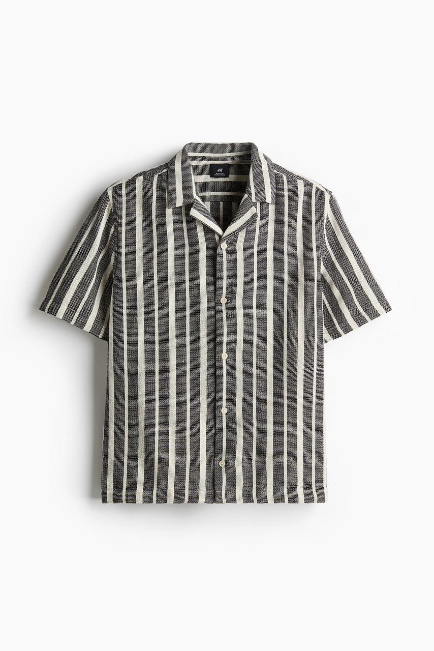 H&M Black Knitted Shirt