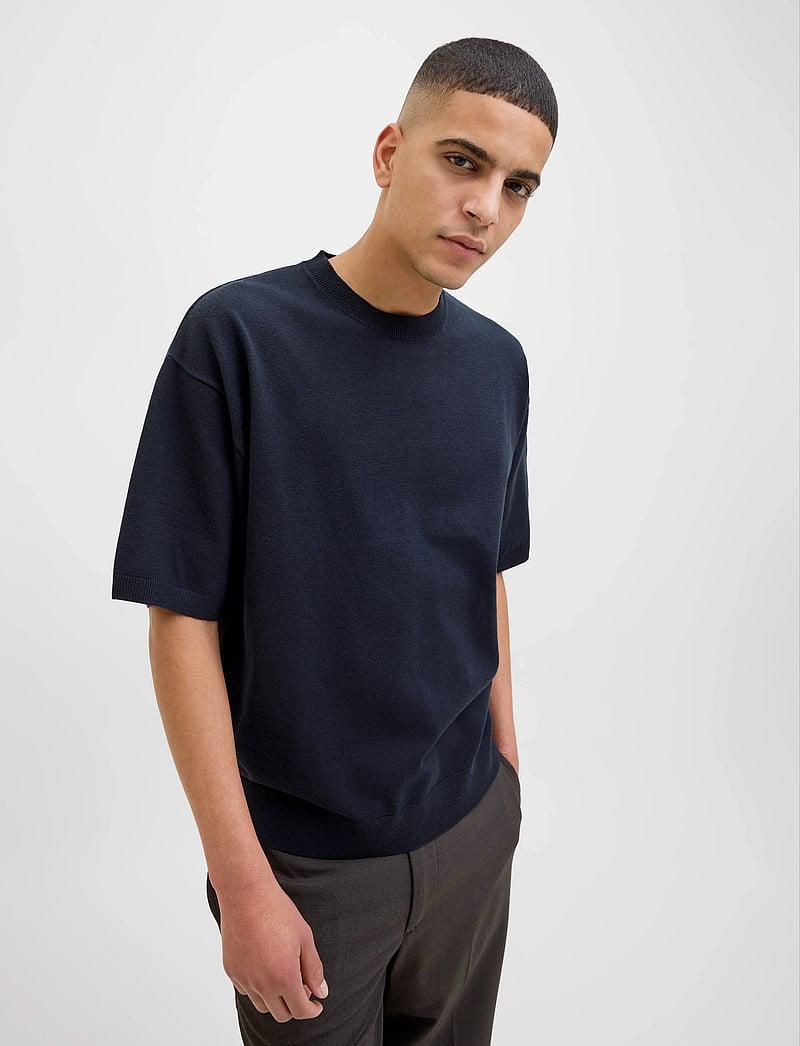 Jack&jones Navy Knitted T-Shirt