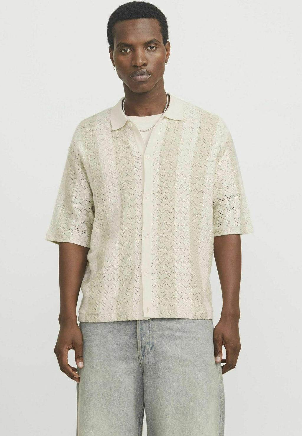 Jack&jones Mint Knitted Shirt