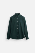 Zara Dark Green Oxford Shirt