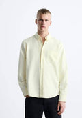 Zara Yellow Oxford Shirt