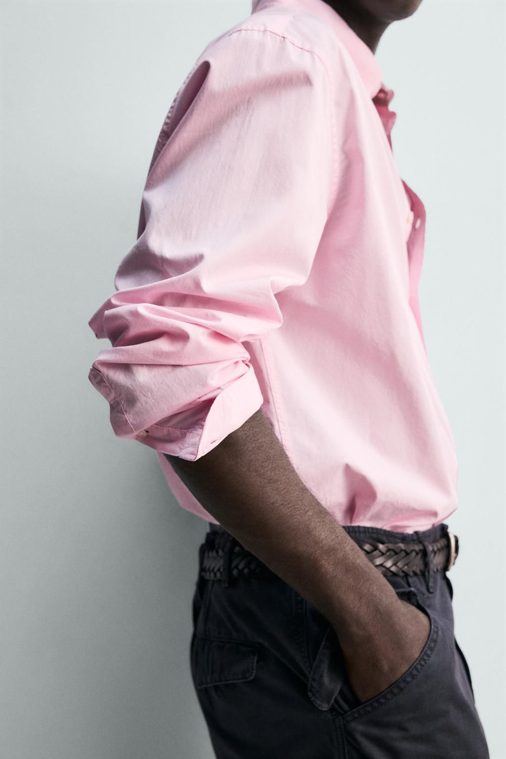 Zara Pink Oxford Shirt