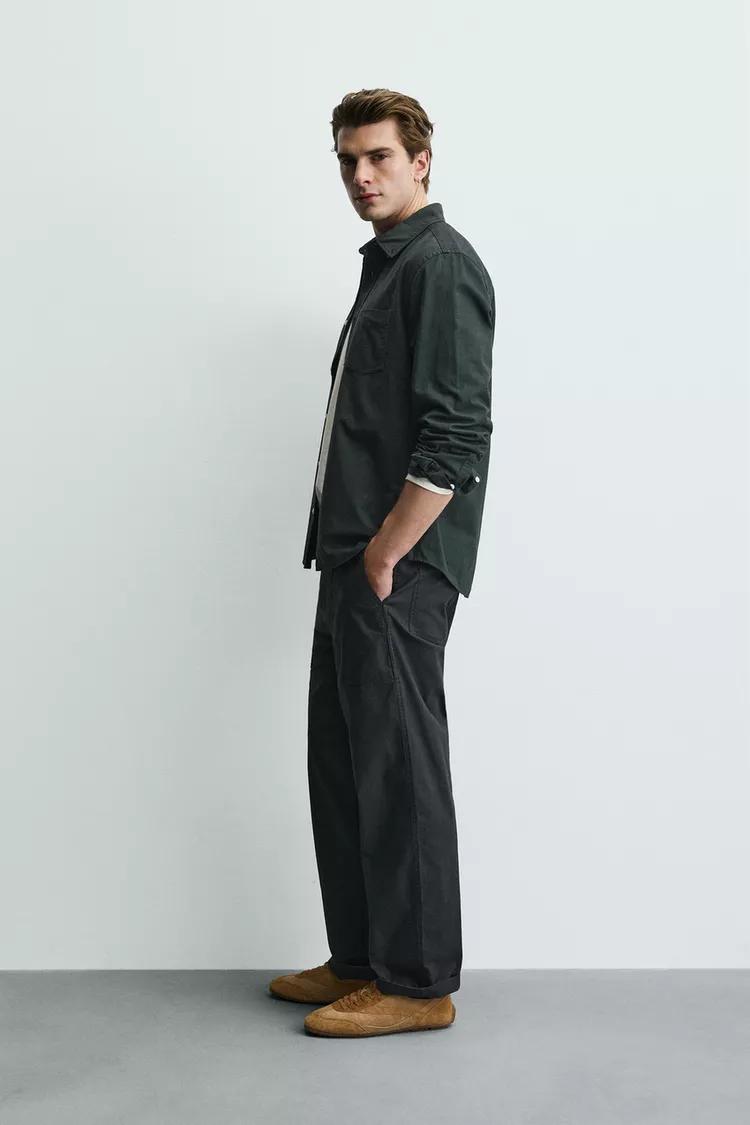 Zara Dark Grey Oxford Shirt