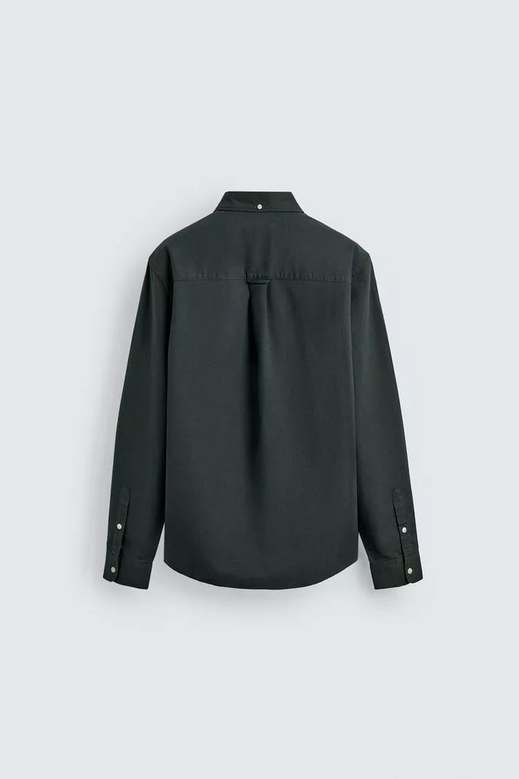 Zara Dark Grey Oxford Shirt
