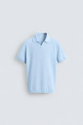 Zara Baby Blue Knitted T-Shirt