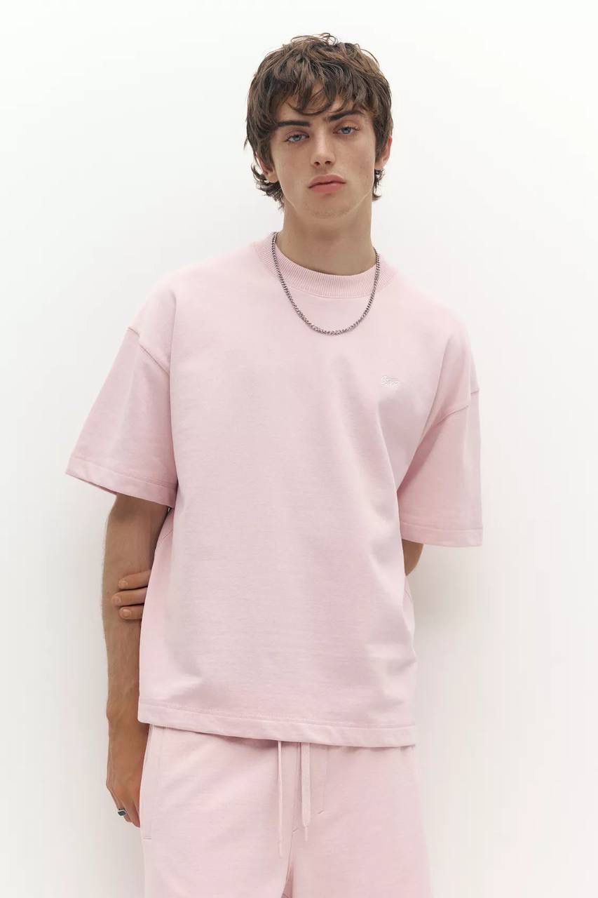 Zara Basic Oversized Pink T-Shirt
