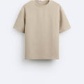 Zara Basic Oversized Beige T-Shirt