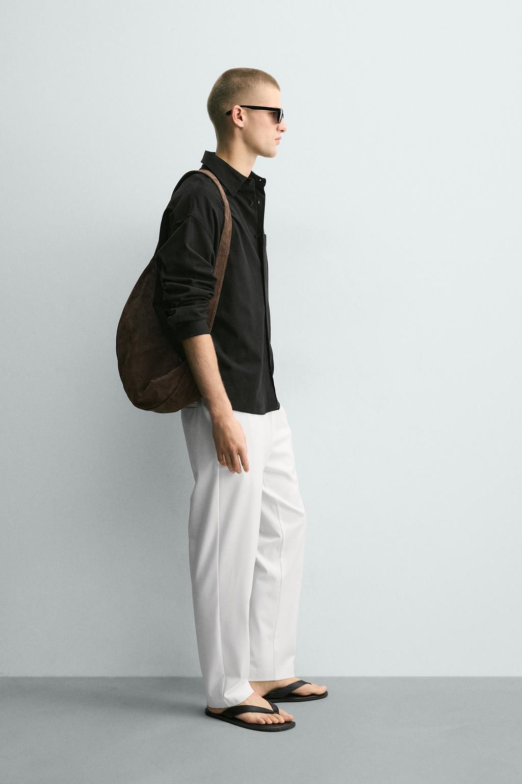Zara White Comfort Jogger