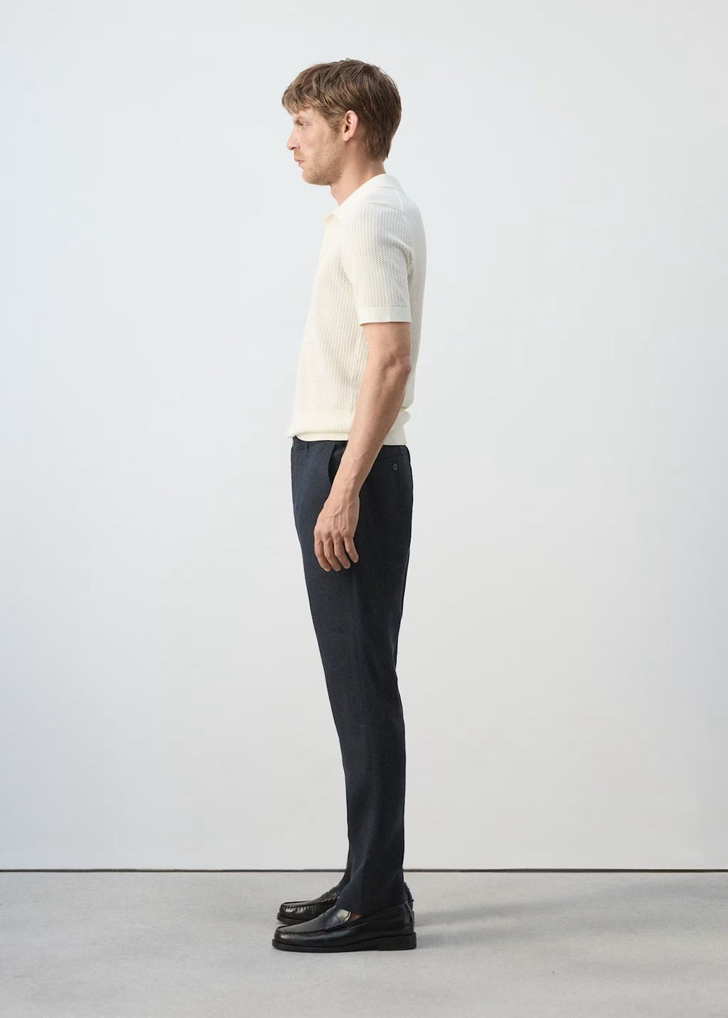Mango Black Linen Pants