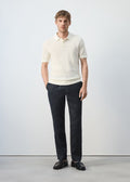 Mango Black Linen Pants