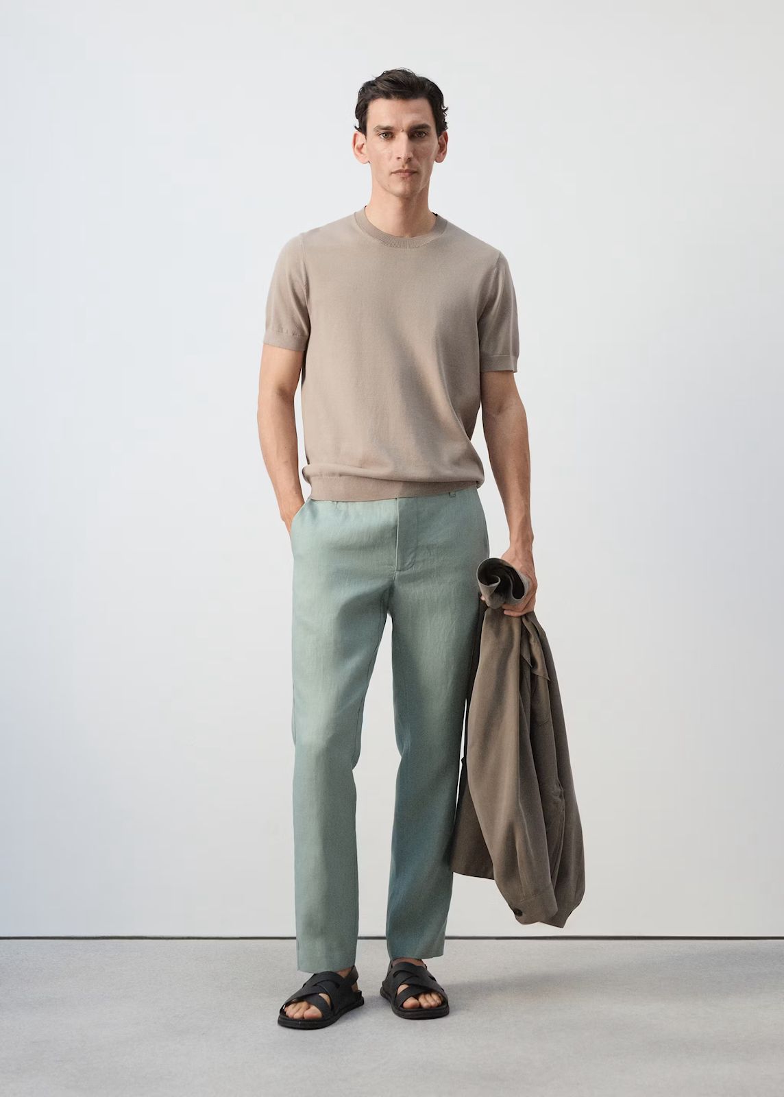 Mango Mint Linen Pants