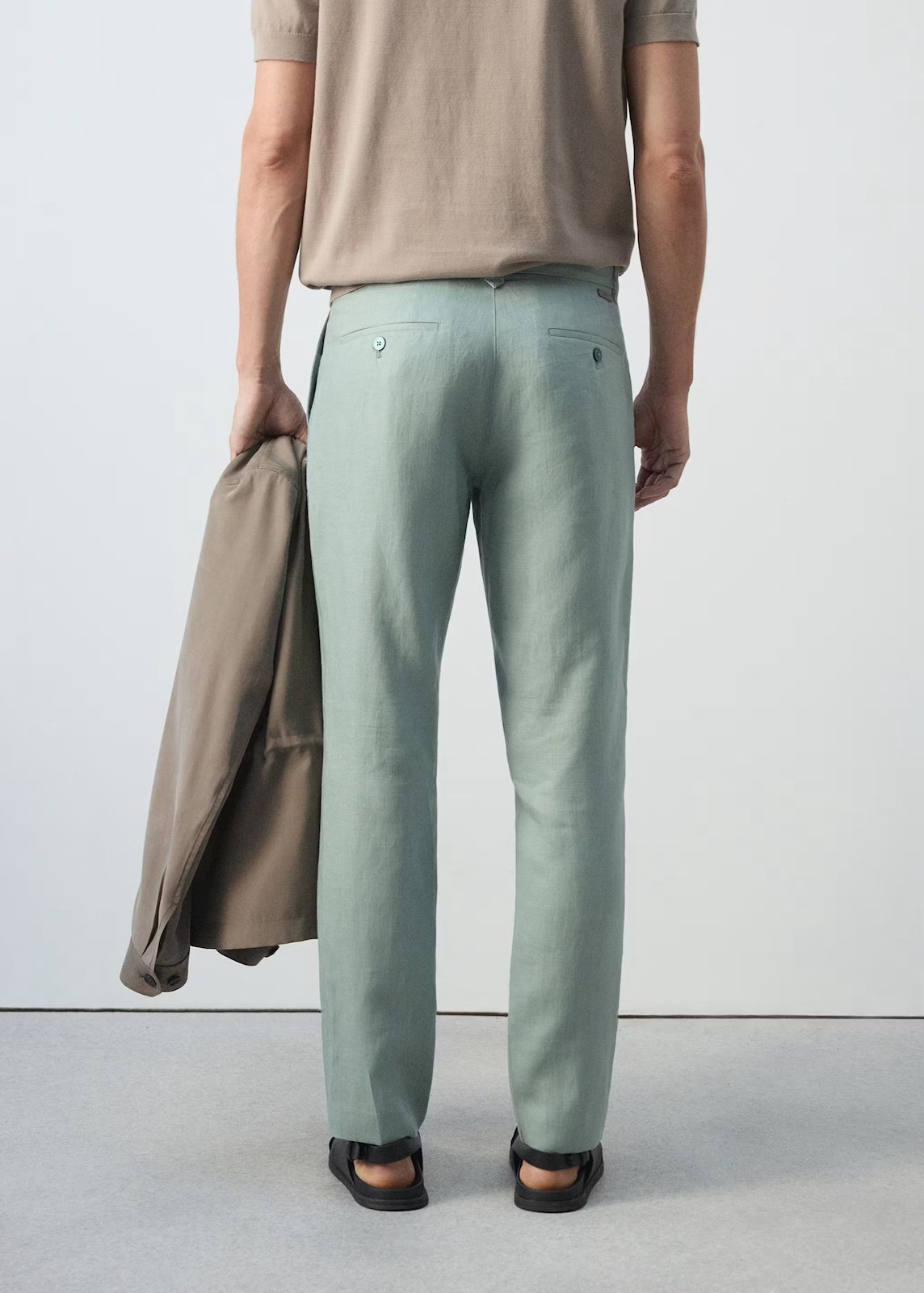 Mango Mint Linen Pants