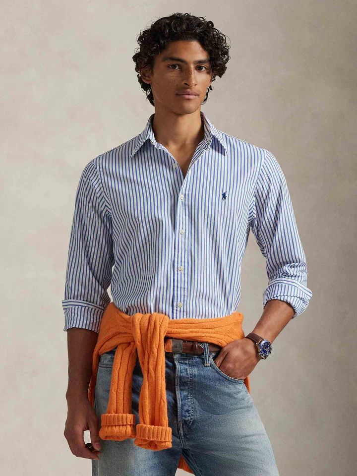 Polo Ralph Lauren Blue Striped Shirt