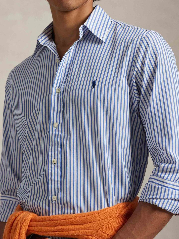 Polo Ralph Lauren Blue Striped Shirt