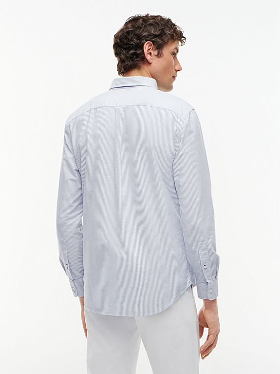 Tommy Hilfiger Baby Blue Striped Shirt