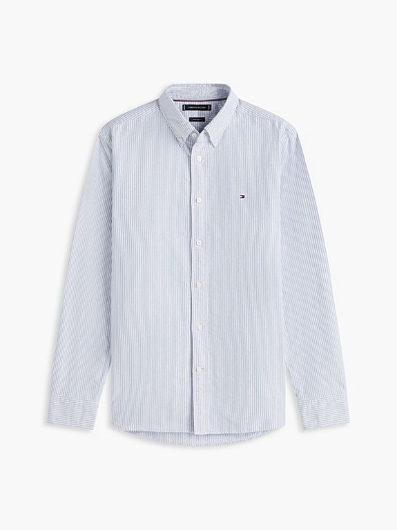 Tommy Hilfiger Baby Blue Striped Shirt