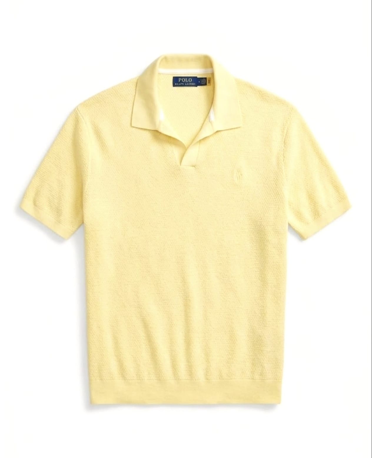 Ralph Lauren Yellow Knitted Polo