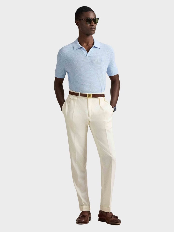 Ralph Lauren Light Blue Knitted Polo