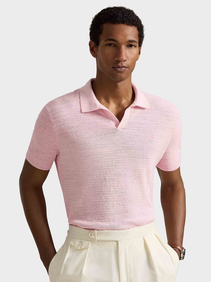 Ralph Lauren Pink Knitted Polo