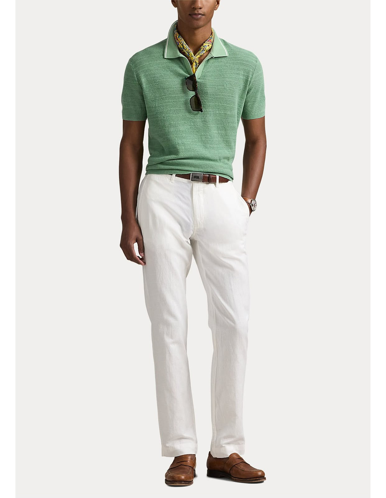 Ralph Lauren Mint Knitted Polo