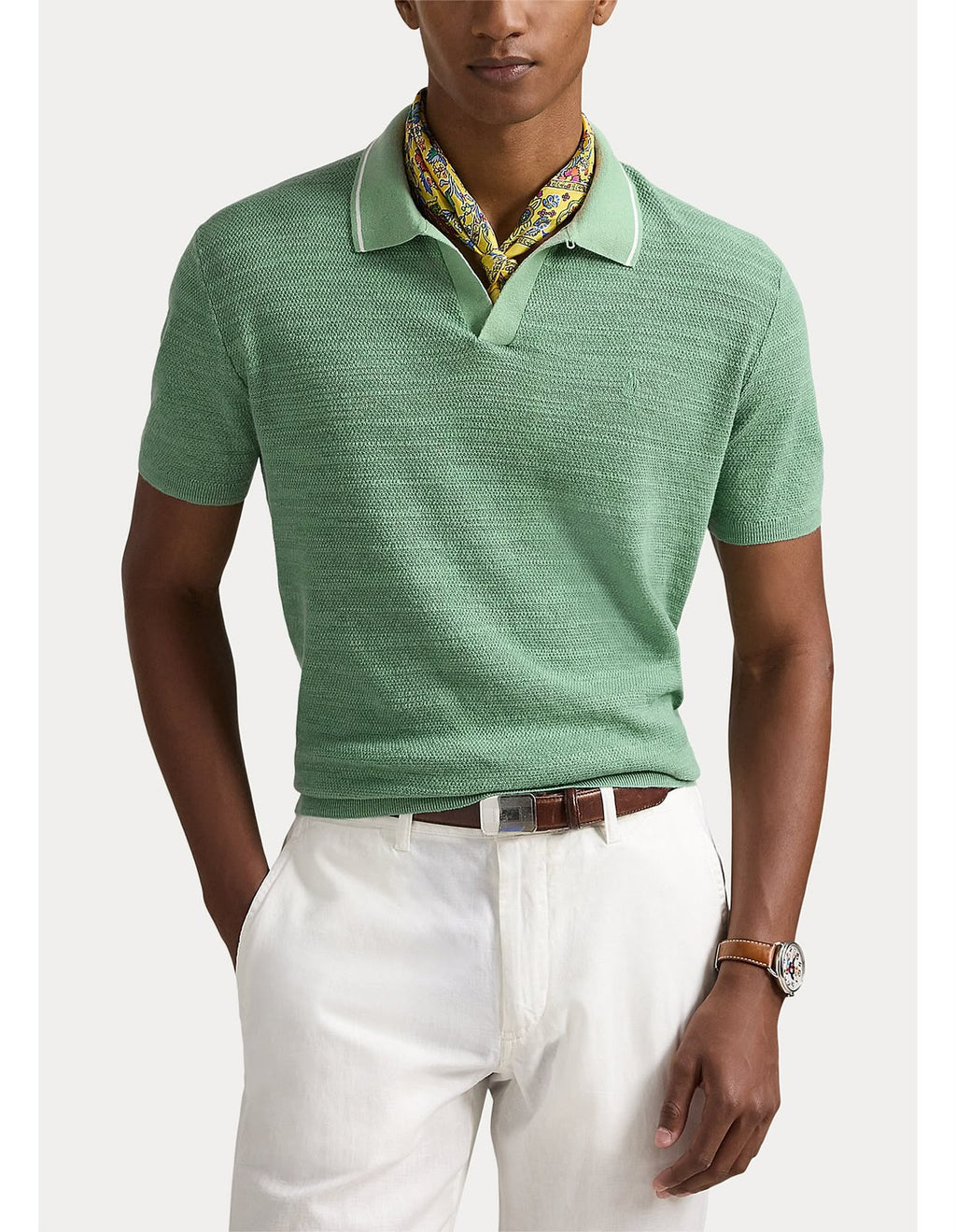 Ralph Lauren Mint Knitted Polo