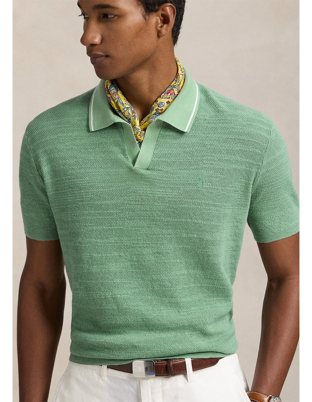 Ralph Lauren Mint Knitted Polo