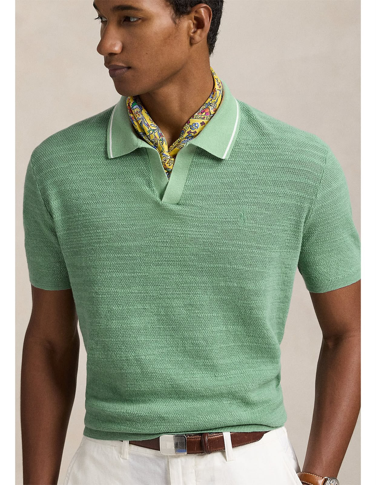 Ralph Lauren Mint Knitted Polo