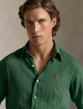 Ralph Lauren Green Linen Shirt