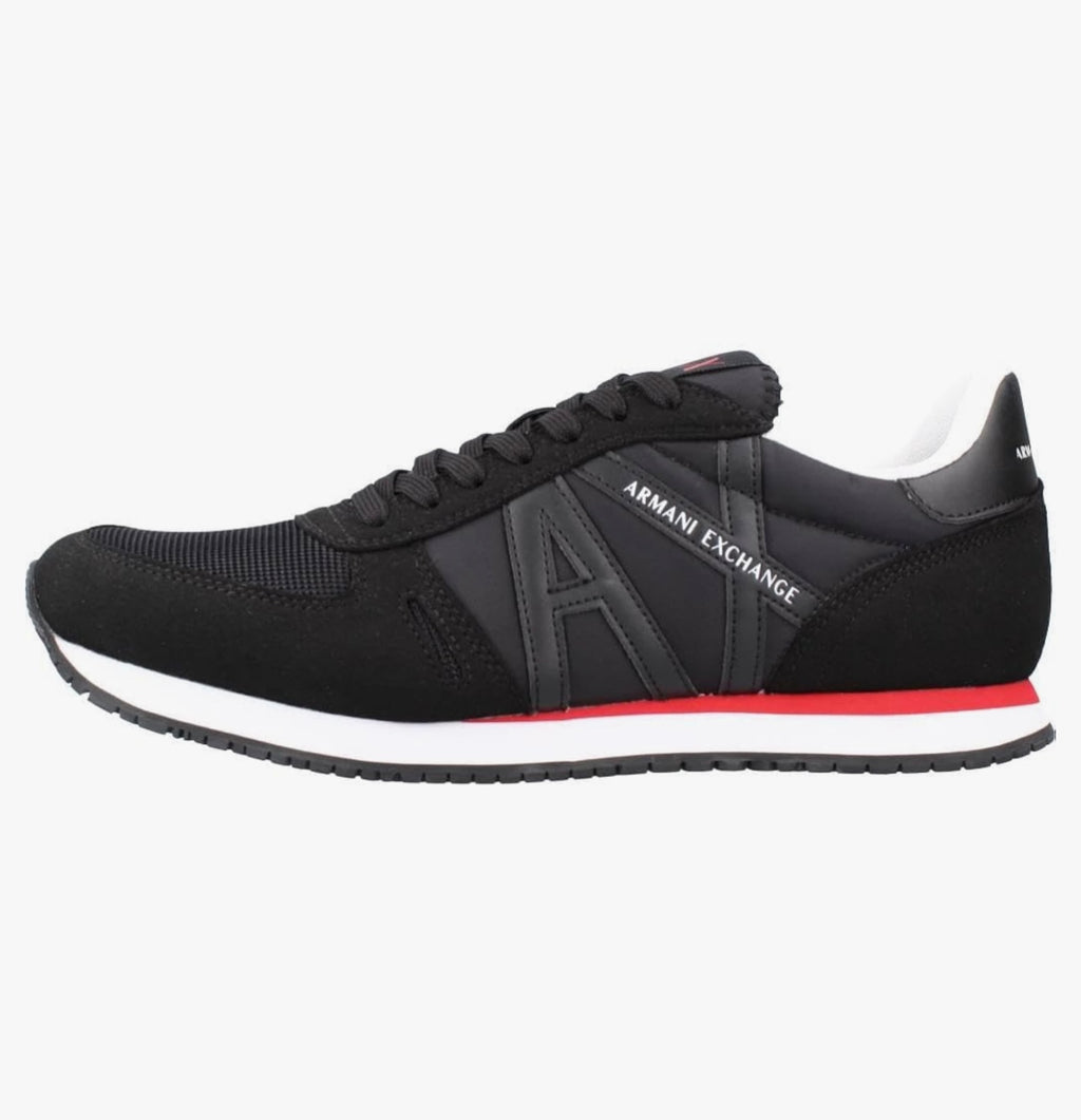 A|X ARMANI EXCHANGE Men's Low-top Black Sneakers