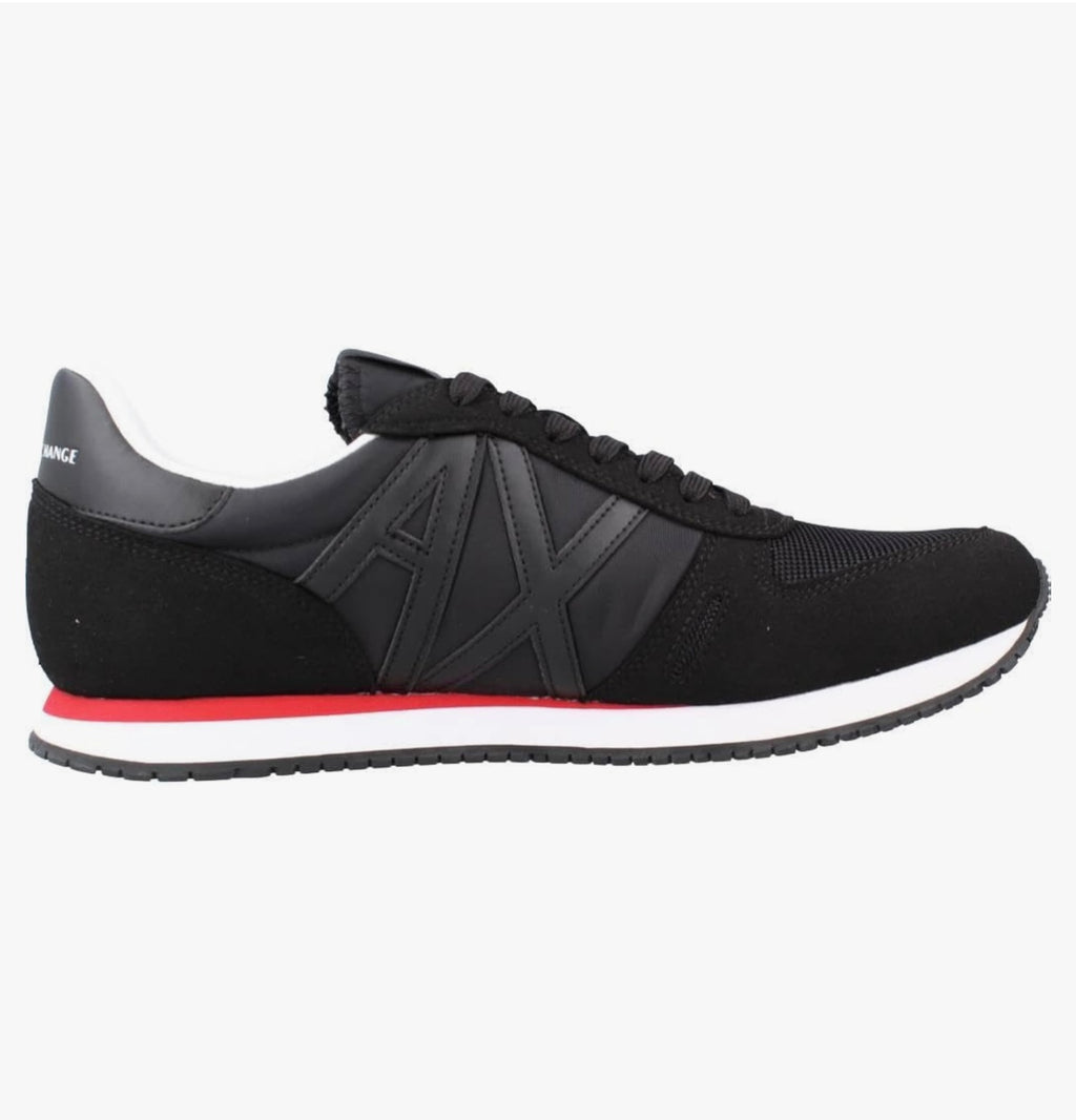 A|X ARMANI EXCHANGE Men's Low-top Black Sneakers