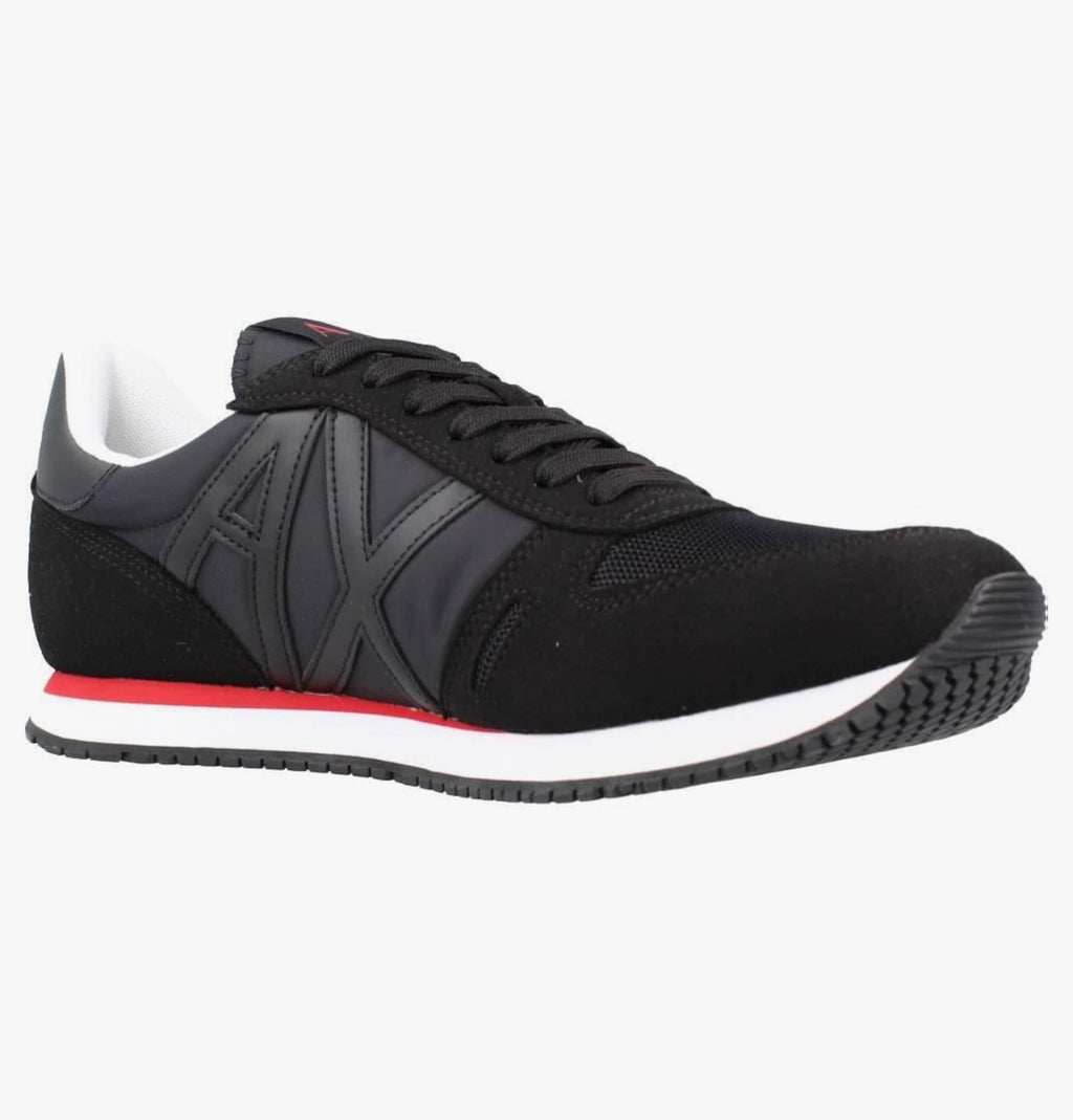 A|X ARMANI EXCHANGE Men's Low-top Black Sneakers