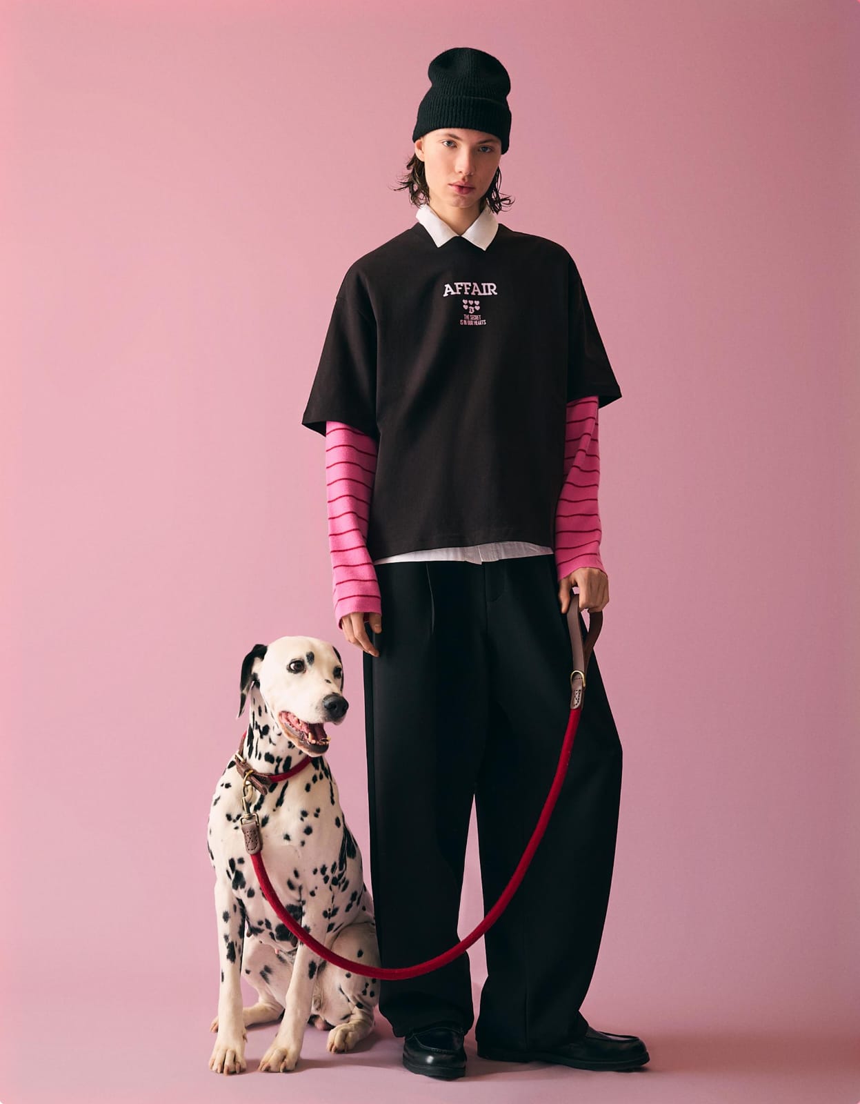 Bershka Black Short Sleeve Printed T-shirt