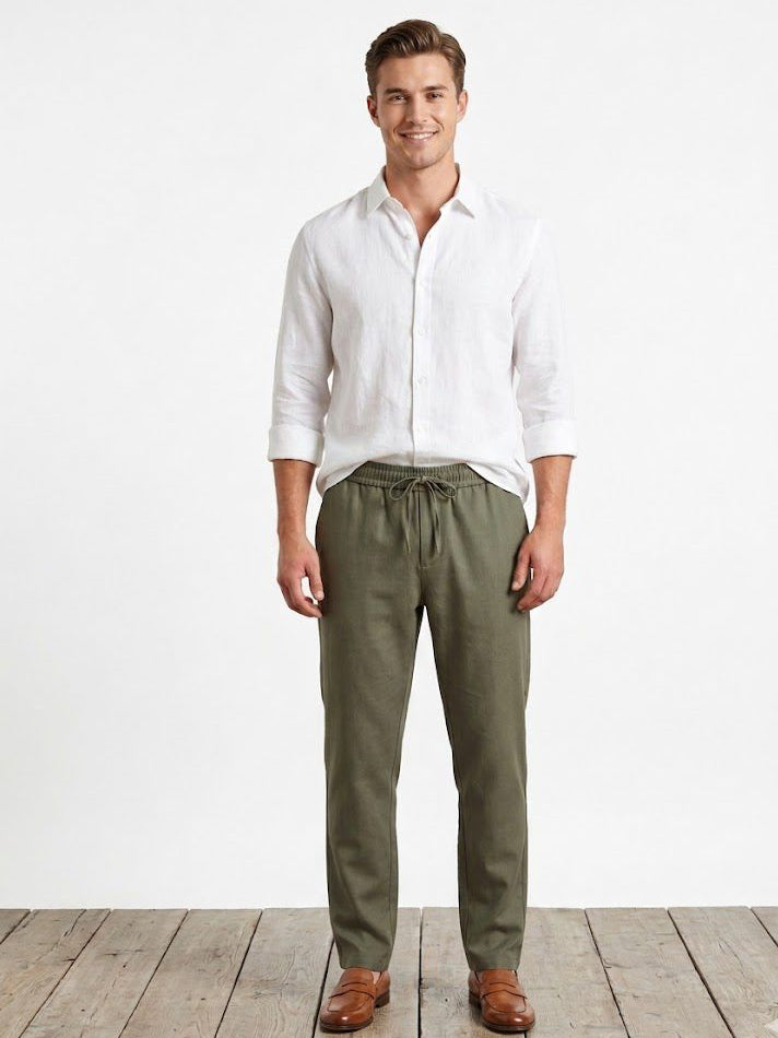 Zara Comfort Olive Pants