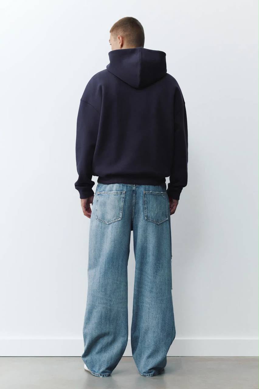 Pull&Bear Navy Basic Hoodie