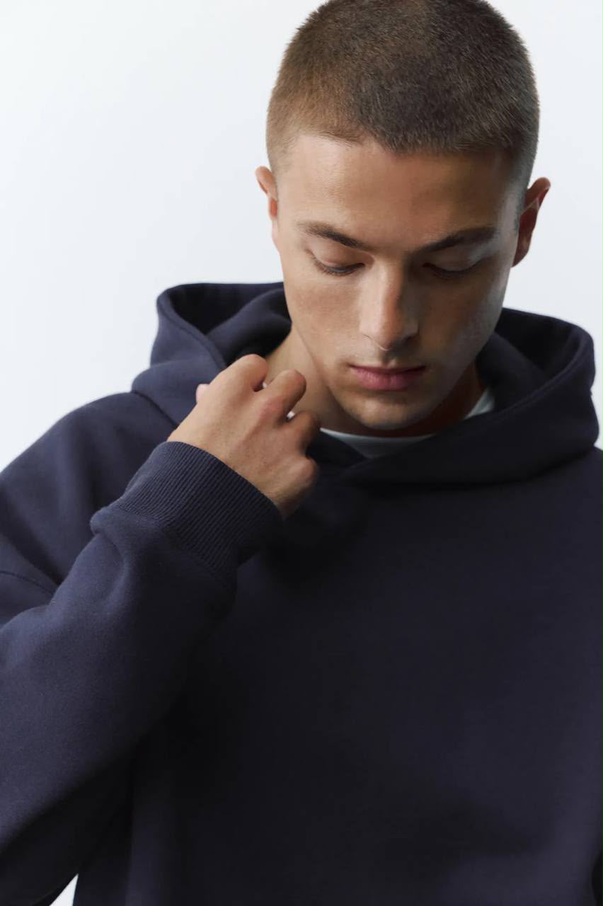 Pull&Bear Navy Basic Hoodie