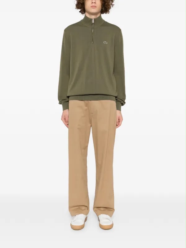 Lacoste Quarter-Zip Pistage Pullover