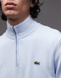 Lacoste Quarter-Zip Baby Blue Pullover