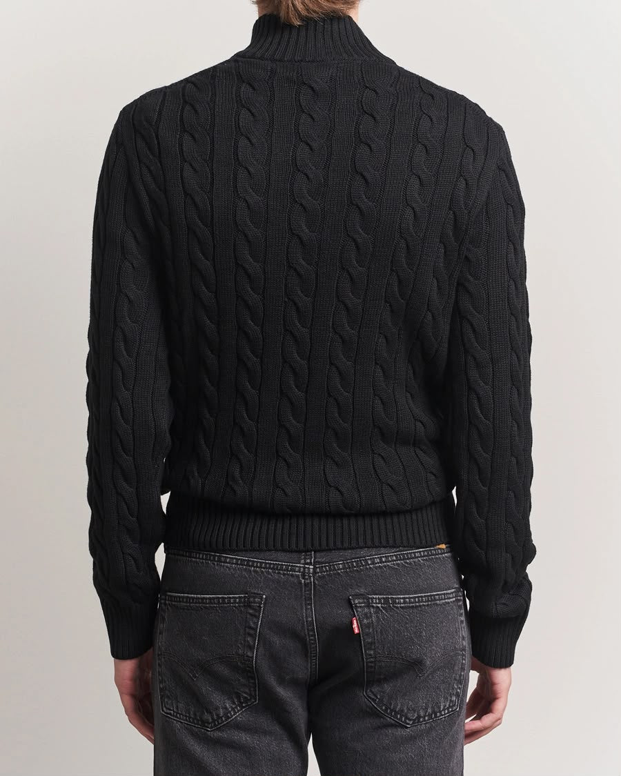 Polo Ralph Lauren Black Quarter-Zip Pullover