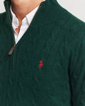 Polo Ralph Lauren Olive Quarter-Zip Pullover