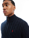 Polo Ralph Lauren Navy Quarter-Zip Pullover