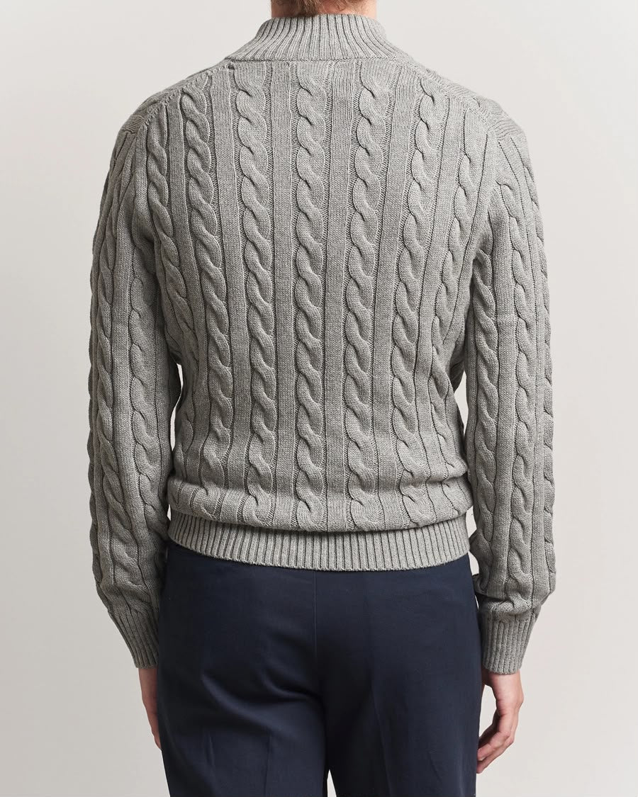 Polo Ralph Lauren Grey Quarter-Zip Pullover